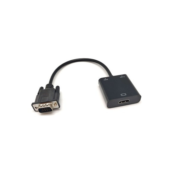 EUROCONNEX Adaptador Vga+ Audio a HDMI 1080P 4099