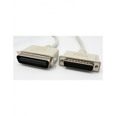 EUROCONNEX Cable Impresora Centronic 25P M/h 1.8MTRS Gris 1167