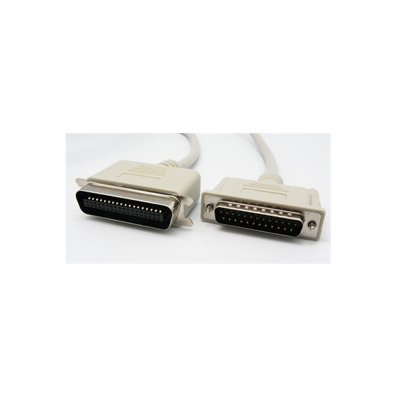 EUROCONNEX Cable Impresora Centronic 25P M/h 1.8MTRS Gris 1167