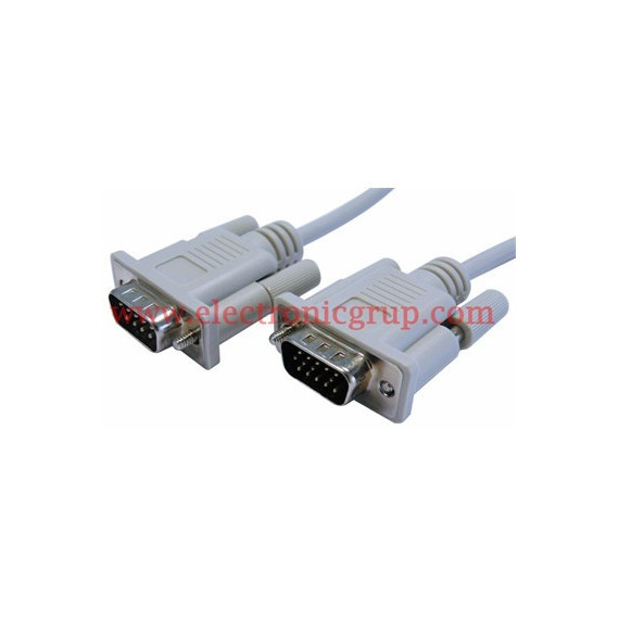 EUROCONNEX Cable Serial DB9 Macho a Vga/h 1.8MTRS Gris 2014