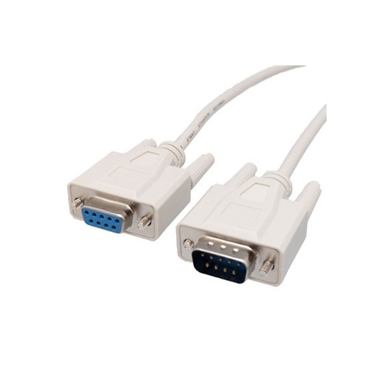 Euroconexx Cable Null Modem DB9 Pin M/h 1.8MTRS Gris 2030  EUROCONNEX