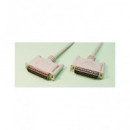 EUROCONNEX Cable Paralelo Laplink DB25 M/m 1.8MTRS Gris 3321