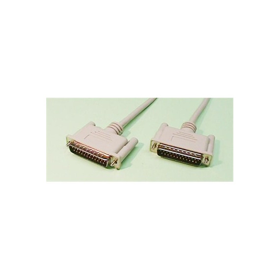 EUROCONNEX Cable Paralelo Laplink DB25 M/m 1.8MTRS Gris 3321
