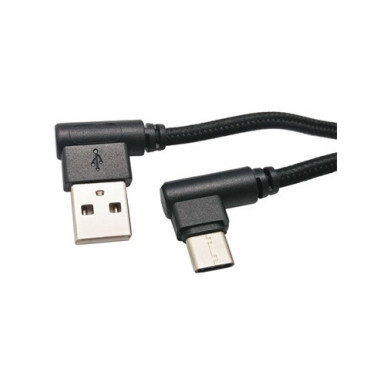 EUROCONNEX Cable USB a Tipo C Acodado 21.A 1.5MTRS