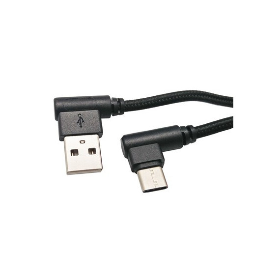 EUROCONNEX Cable USB a Tipo C Acodado 21.A 1.5MTRS