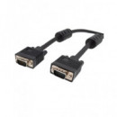 EUROCONNEX Cable VGA M/m con Ferritas Alta Resolucion 1.8MTRS Negro 2067