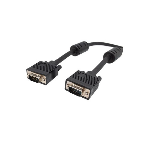 EUROCONNEX Cable VGA M/m con Ferritas Alta Resolucion 1.8MTRS Negro 2067