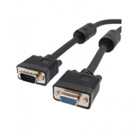 EUROCONNEX Cable VGA M/h con Ferritas Alta Resolucion 1.8MTRS Negro 2068