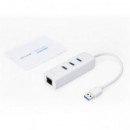 Hub USB3.0 3 Puerto + Adaptador Ethernet TP-Link