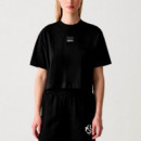 Camiseta Regular Fit  Boxy Patch  KARL LAGERFELD JEANS