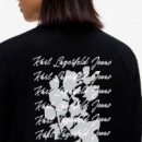 Camiseta Regular Flocked Floral  KARL LAGERFELD JEANS