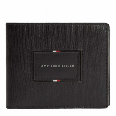 Cartera Plegable de Piel Granulada  TOMMY HILFIGER