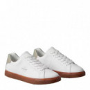 Zapatillas de Piel con Logo Distintivo  CALVIN KLEIN