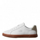 Zapatillas de Piel con Logo Distintivo  CALVIN KLEIN