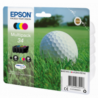 EPSON Cartucho Tinta T3466 Nº 34 Value Pack 4 Colores