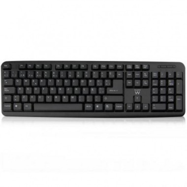 Teclado Ewent USB EW3109 Negro