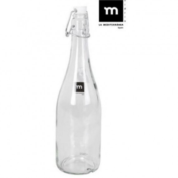 Botella de Vidrio con Tapón Hermético La Mediterránea 75cl