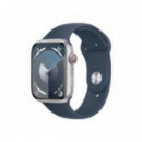Apple Watch S9 45mm GPS Bluetooth 4G Plata/Azul (MRMG3QL/A)