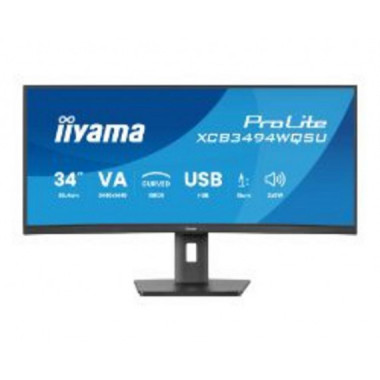 Monitor iiYama ProLite 34" UWQHD Curvo (XCB3494WQSU-B1)