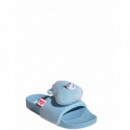 ADIDAS ORIGINALS - Adilette W - Clesky Ftwwht Blubir - KH9954/CLESKY Ftwwht Blubir