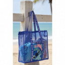 Bolsa Playa Rejilla Stitch DISNEY