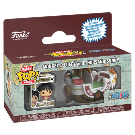 FUNKO Bitty Pop Ride Monkey D. Luffy en Thousand Sunny One Piece