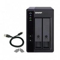 Unidad Externa QNAP 2 Hdd 3.5-2.5 TR-002 Usb-c