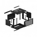 Armario Rack LANBERG Mural 19" 6U 600X450 Black