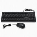 Teclado + Raton ENTERPRISE Pro KM102 Isle USB Black