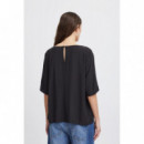 Camisas y Tops Blusa ICHI Marrakech Black