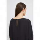 Camisas y Tops Blusa ICHI Marrakech Black