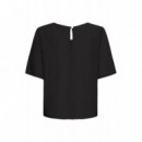 Camisas y Tops Blusa ICHI Marrakech Black