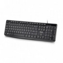 Teclado NGS Funky V4 USB Multimedia Black