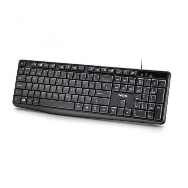 Teclado NGS Funky V4 USB Multimedia Black