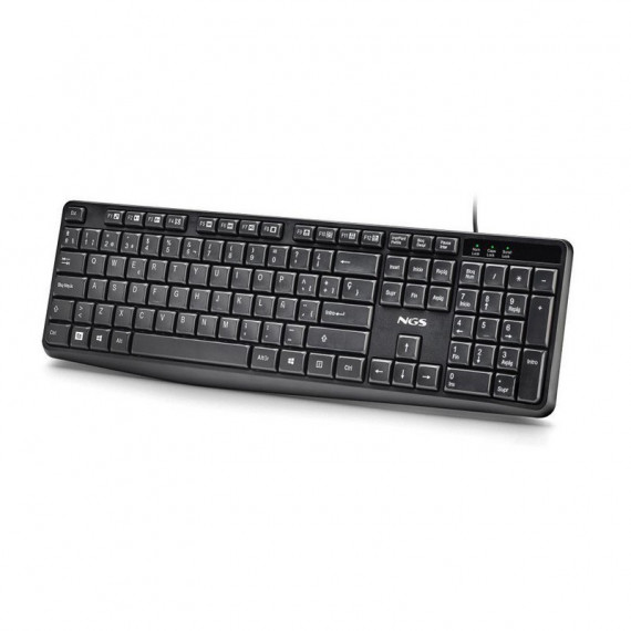 Teclado NGS Funky V4 USB Multimedia Black