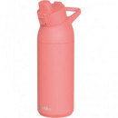 QUOKKA Termo Sipper Tide Coral 700ML 12H FRIO/36H Hielo