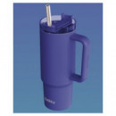 QUOKKA Termo Stream Azul Dusk 950ML 8H CALIENTE/16H FRIO/48H Hielo