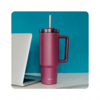 QUOKKA Termo Stream Burgundy 950ML 8H CALIENTE/16H FRIO/48H Hielo