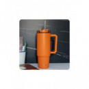 QUOKKA Termo Stream Papaya Orange 950ML 8H CALIENTE/16H FRIO/48H Hielo