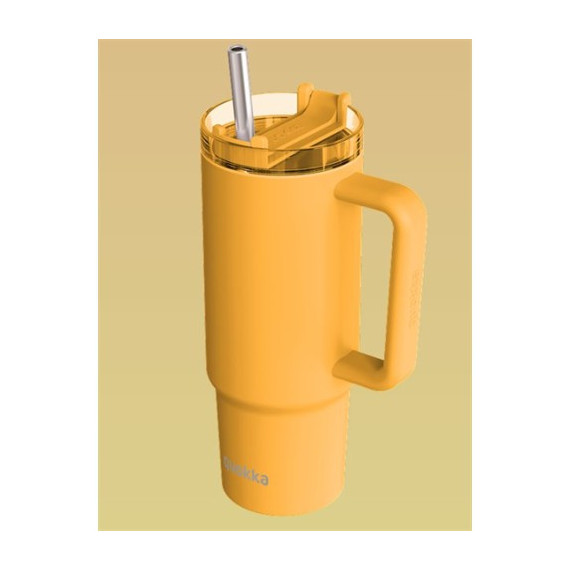 QUOKKA Termo Stream Amarillo Saffron 950ML 8H CALIENTE/16H FRIO/48H Hielo