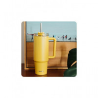 QUOKKA Termo Stream Amarillo Saffron 950ML 8H CALIENTE/16H FRIO/48H Hielo