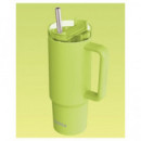 QUOKKA Termo Stream Verde Manzana 950ML 8H CALIENTE/16H FRIO/48H Hielo