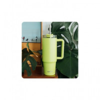 QUOKKA Termo Stream Verde Manzana 950ML 8H CALIENTE/16H FRIO/48H Hielo