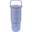 QUOKKA Termo Cool con Asa Lavender 860ML 6H CALIENTE/18H FRIO/48 Hielo