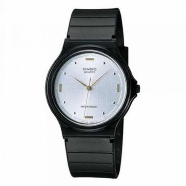 CASIO MQ-76-7A1 Reloj Anal&oacute;gico Unisex - Esfera Blanca con Detalles Dorados - Cl&aacute;sico, Ligero y Resistente Al Agua