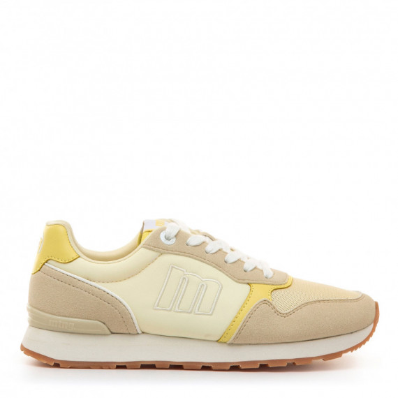 Mustang Zapatillas amarillas con detalles en beige 60909-C59961
