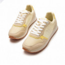 Mustang Zapatillas amarillas con detalles en beige 60909-C59961