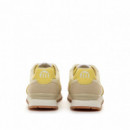 Mustang Zapatillas amarillas con detalles en beige 60909-C59961
