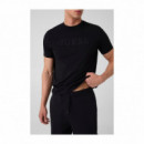Guess Athleisure Camiseta con logo bordado Z6YI17 K4968-JBLK