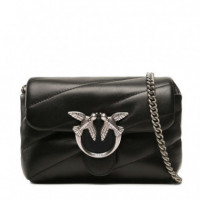 Bandolera Love Puff Baby Cl Sheep Nappa  PINKO